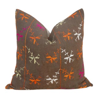 Shanvi Antique Indian Folk Pillow For Sale