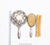 Silver Vintage Silver Plated Repousse Hand Mirror Brush and Comb - Set of 3 For Sale - Image 8 of 8