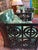 Vintage Pair Black Rattan Chairs For Sale - Image 6 of 9