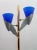 Blue Italian Murano Glass and Brass Floor Lamp from Relco Milano, 1980s For Sale - Image 8 of 17