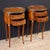 20th Century French Oval Bedside Tables, 1950s, Set of 2 For Sale - Image 3 of 13