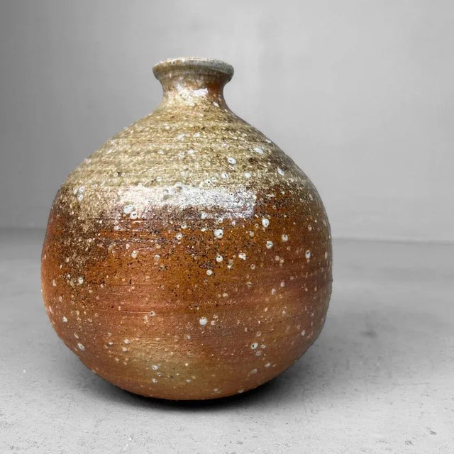 Vintage Shigaraki Ikebana Vase, Japan, 1970 For Sale - Image 9 of 11