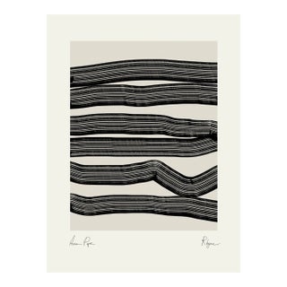 Contemporary Abstract Lines Giclee Print For Sale