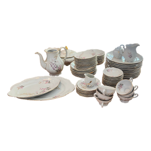 Vintage Bavaria Germany "Laura Pattern” 56 Pieces Dinnerware Set