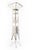 Metal Iron and Alabaster Floor Lamp, 1982 For Sale - Image 7 of 7