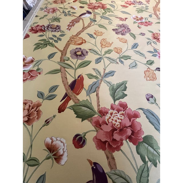 American 6 1/4 Yards of “Blair” Fabric by Joan Kaminski for Bailey and Griffin. For Sale - Image 3 of 9