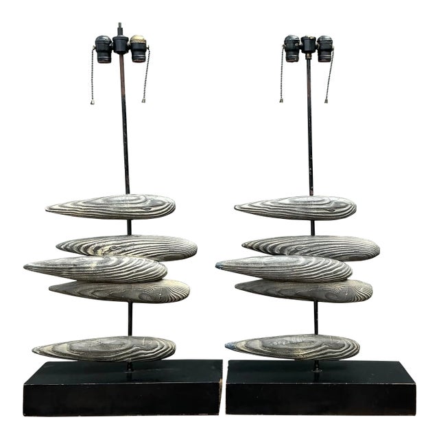 Vintage Original Postmodern Fish Lamps - A Pair For Sale