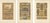 Racinet, Renaissance Religious Ornament, 1873, Chromolithographs, Set of 3 For Sale