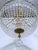 Vintage 1950s Italian Brass Basket Chandelier For Sale - Image 9 of 15