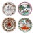 Plate Collection Vintage Chinese Famille Rose Chinoiserie Plates – Set 4 Pink & Pastel - Palm Beach Regency, Cottagecore & Grandmillennial - See Pics! For Sale