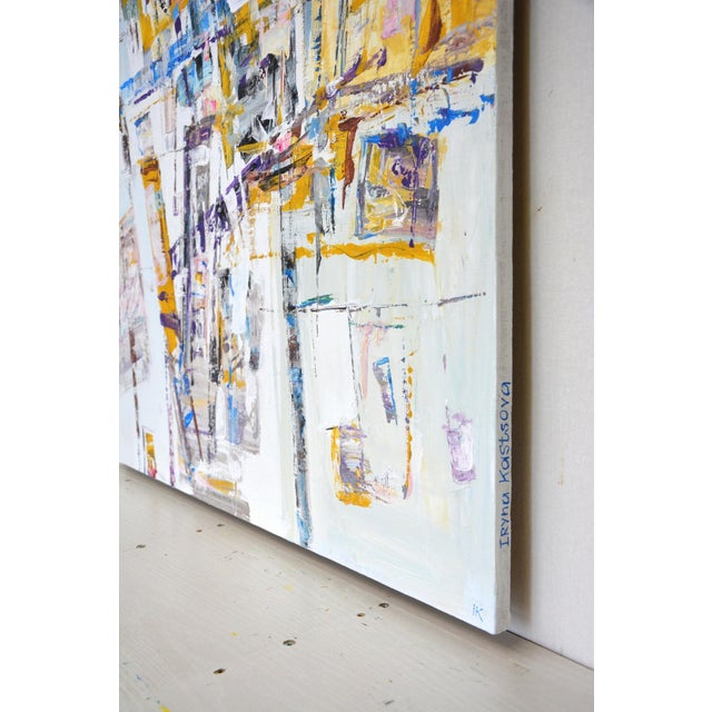 Modern Abstraction 25.Original Modern Hand Painting For Sale - Image 3 of 9