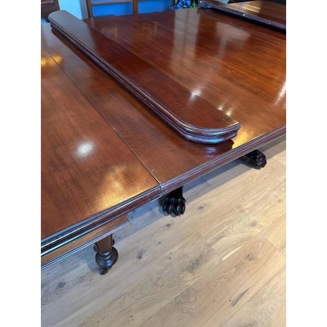 Antique Mahogany Dining Table For Sale - Image 9 of 18