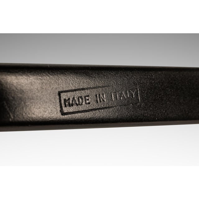 Set of Six (12 Available) Mid-Century Italian Modern Dining Chairs W/ New Vinyl Upholstery Designed After Gio Ponti, Italy, C. 1960's For Sale - Image 13 of 18