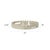 Gray Round Scalloped Riviera Tray - Taupe For Sale - Image 8 of 10