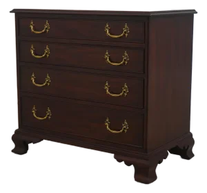 Henkel Harris Mahogany Chippendale Style Bachelors Chest