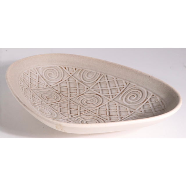 Mid Century Ethno Pottery Bowl Made in Germany by Jasba C. 1960's For Sale In New York - Image 6 of 9