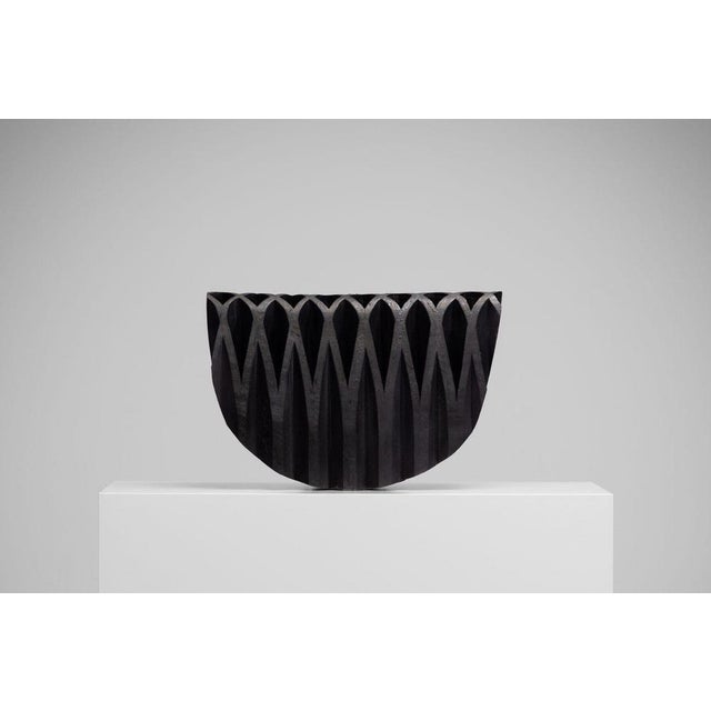 An extraordinary and unique terracotta sculpture, crafted by the renowned ceramic artist Alessio Tasca in his own atelier...