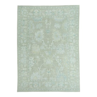 Turkish Oushak Rug 8'11" x 12'3" #19497 For Sale