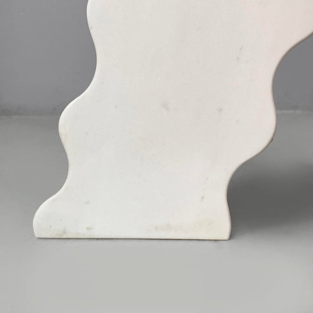 Italian Modern Display Stand in White and Pink Marble, 1970s For Sale - Image 18 of 18