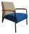 Late 20th Century Prouve Vitra Upholstered Metal Chair For Sale