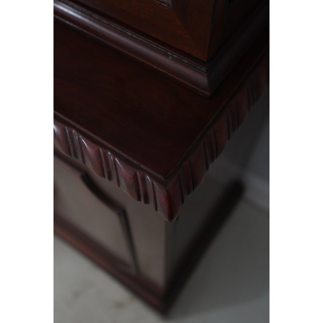 Baker Chippendale Historic Charleston Mahogany China Cabinet For Sale - Image 12 of 18