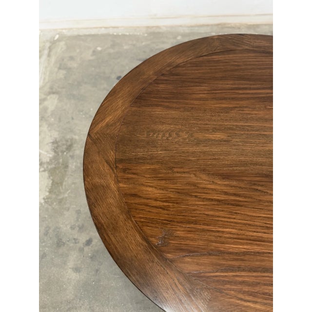 Wood Made to Order: Forma Dining Table in Walnut Stained Oak, 48” For Sale - Image 7 of 9