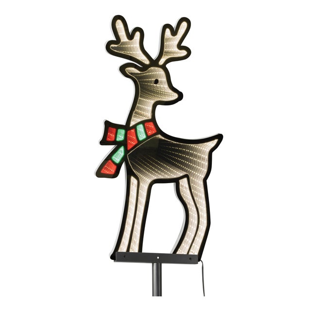 Kenneth Ludwig Chicago Reindeer Pathway Light Ekkolight (Set of 4) For Sale - Image 4 of 4