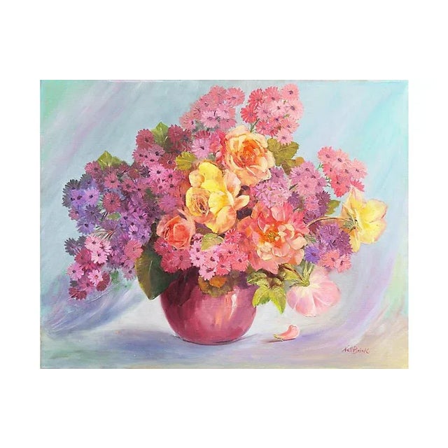 Textile 'Spring Bouquet' by Niell Brink, C. 1970 For Sale - Image 7 of 7