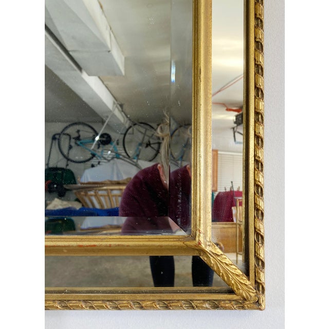 Substantial Vintage Neoclassical Regency Style Wall Mirror For Sale In Kansas City - Image 6 of 10