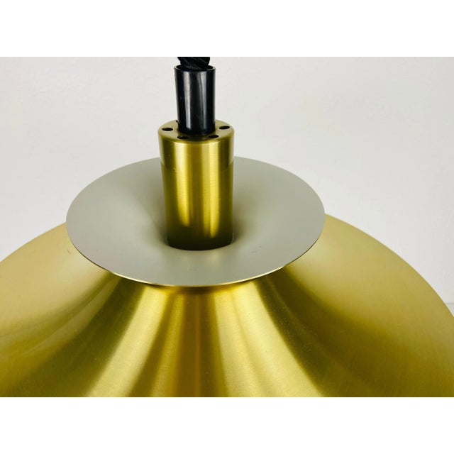 Danish Brass and Metal Pendant Lamp, 1960s For Sale - Image 12 of 13