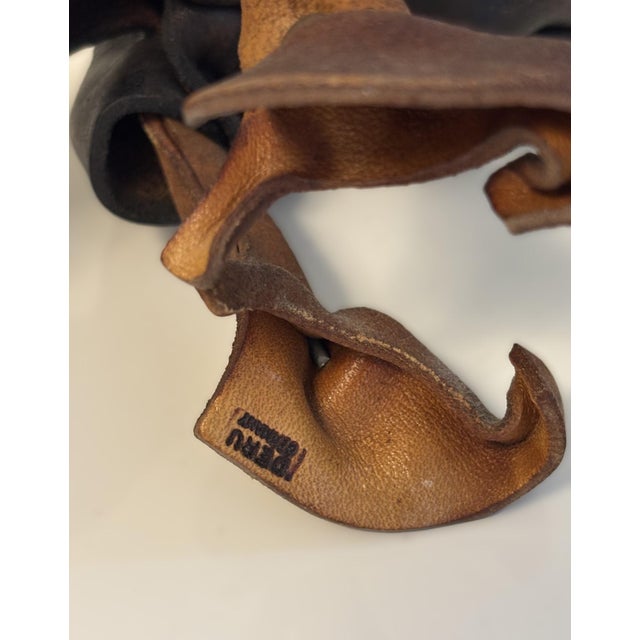 Mid-Century Modern Leather Raven from Deru, Germany, 1960s For Sale - Image 4 of 8
