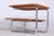 Brown Bauhaus Coffee Table in Beech & Chrome from Mücke Melder, Czechia, 1930s For Sale - Image 8 of 9
