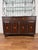 Neoclassical Maitland Smith Neoclassical Leather Wrapped Base Ornate Ironwork Baker’s Rack For Sale - Image 3 of 12