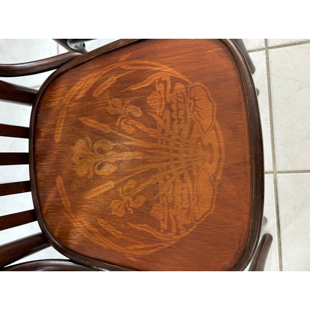 Vintage Parisian Bistro Chairs, 1960s, Set of 4 For Sale - Image 9 of 14