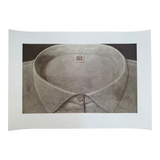 Domenico Gnoli (1933-1970), Girocollo 15 1/2, 1966, Copyright Marzia Gnoli, 1994... Printed in the Netherlands Reproduction For Sale