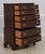 1990s Ethan Allen Cherry 7 Drawer Tall Dresser Chest on Chest For Sale - Image 5 of 14