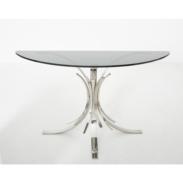 Vintage Console Table by Maria Pergay for Design Steel, 1972, in Very Good conditions. Designed 1970 to 1979 I have...