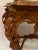 Chestnut Early 20th Century Heavily Carved Rococo Wood Console Table For Sale - Image 8 of 11