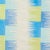Sample - Schumacher Sunburst Stripe Embroidery Fabric in Blue & Lime For Sale