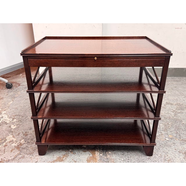 Design Plus Gallery presents the Pemberley Bookstand from Rose Tarlow. This bookstand includes a pullout shelf, one...
