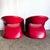 Plastic Postmodern Sculptural Red Tongue Lounge Chairs - A Pair For Sale - Image 7 of 12