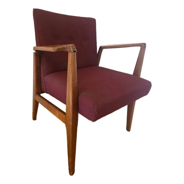 Mid-Century Ibm Wooden Armchair For Sale