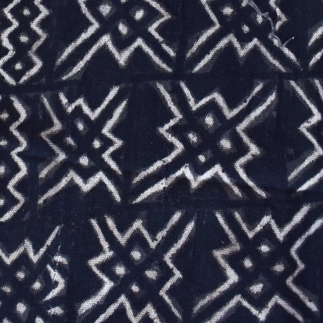 Made with cotton and dyes. Originally from the Bamana peoples.