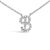 Embrace the elegance of personalization with this stunning 10K White gold pendant, delicately crafted into a flowing...