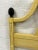 Vintage Twin Size French Country or Regency Yellow Off White Lattice Headboard For Sale - Image 10 of 10