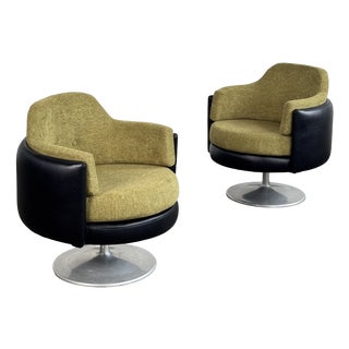 Hungarian Space Age Swivel Chairs, 1960s, Set of 2 For Sale