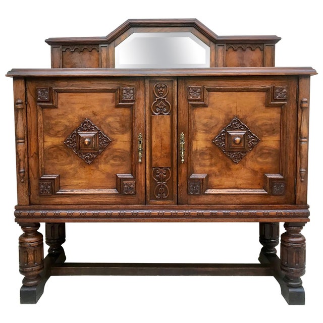 19th Century Catalan Spanish Buffet with Two Doors For Sale - Image 13 of 18