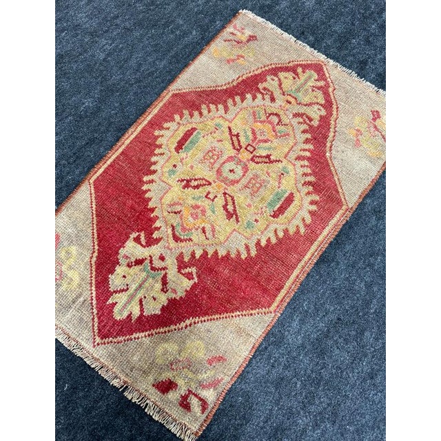Early 21st Century Turkish Yastik Rug 1'4" x 2'3" For Sale - Image 5 of 5
