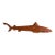 Vintage Hand-Carved Wood Shark Folk Art Sculpture For Sale
