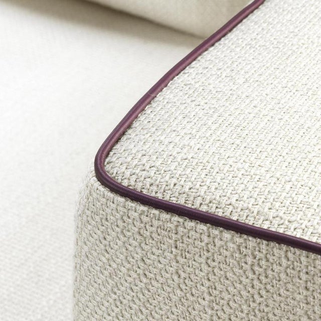 Contemporary Milo White Sofa by Stefano Giovannoni For Sale - Image 3 of 5